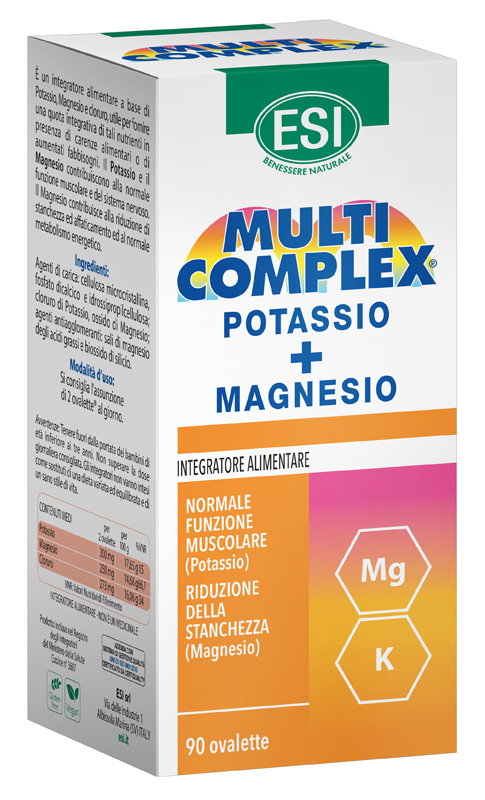 ESI MULTICOMPLEX POTASSIO MG 90 OVALETTE - Farmasanitas 