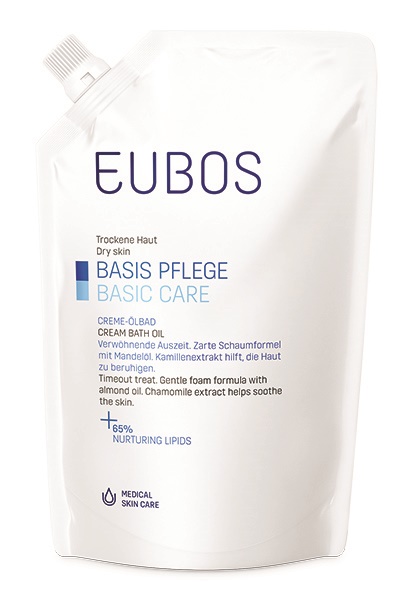 EUBOS OLIO BAGNO RICARICA 400 ML - Farmasanitas 