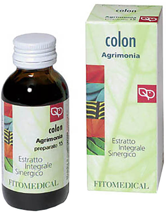 AGRIMONIA COLON ESTRATTO INTEGRALE SINERGICO 60 ML PREPARATO 15 - Farmasanitas 