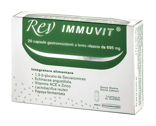 REV IMMUVIT 20 CAPSULE - Farmasanitas 