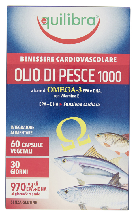 OLIO DI PESCE 1000 60 CAPSULE - Farmasanitas 