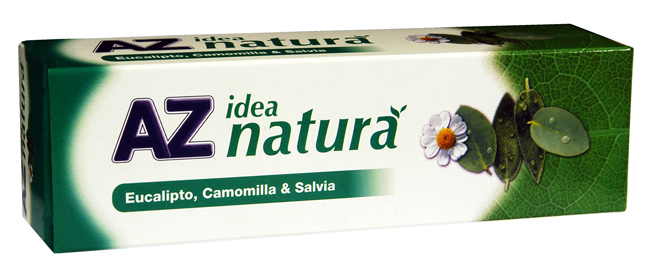 AZ IDEA NATURA EUCALIPTO CAMOMILLA E SALVIA DENTIFRICIO 75 ML - Farmasanitas 