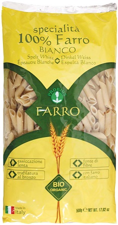 PASTA 100% FARRO BIANCA PENNE RIGATE 500 G - Farmasanitas 