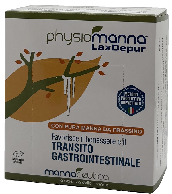 PHYSIOMANNA LAXDEPUR MANNITE DUFOUR 12 PANETTI SOLUBILI DA 10 G - Farmasanitas 