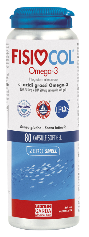 FISIOCOL OMEGA 3 80 CAPSULE - Farmasanitas 