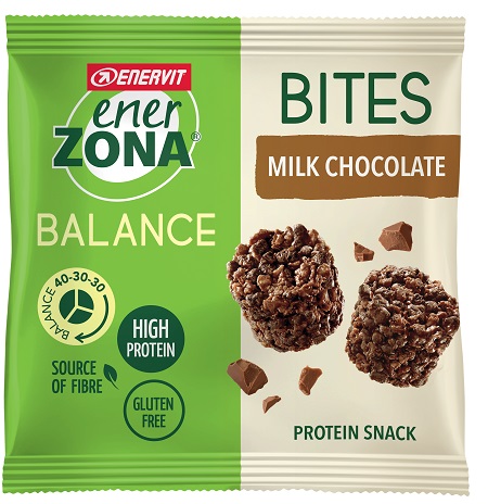 ENERZONA BITES MILK CHOCOLATE 1 BUSTINA - Farmasanitas 