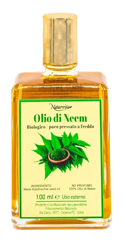 OLIO DI NEEM PURO SPREMUTO A FREDDO 100 ML - Farmasanitas 