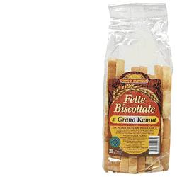 FETTE BISCOTTATE BIANCHE KAMUT 200 G - Farmasanitas 
