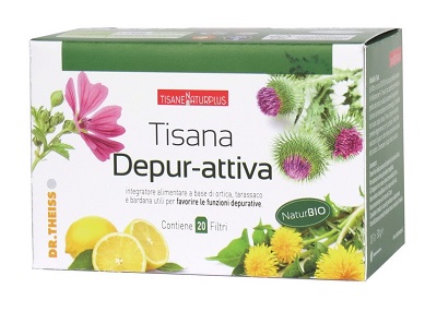 NATURPLUS TISANA DEPUR-ATTIVA 20 FILTRI - Farmasanitas 