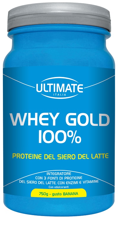 ULTIMATE WHEY GOLD 100% BANANA 750 G - Farmasanitas 
