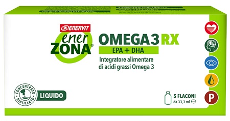 ENERZONA OMEGA 3 RX 5 FLACONI - Farmasanitas 