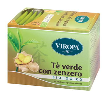 VIROPA TE' VERDE&ZENZERO BIO 15 FILTRI - Farmasanitas 