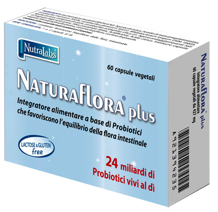 NATURAFLORA PLUS 60 CAPSULE VEGETALI - Farmasanitas 