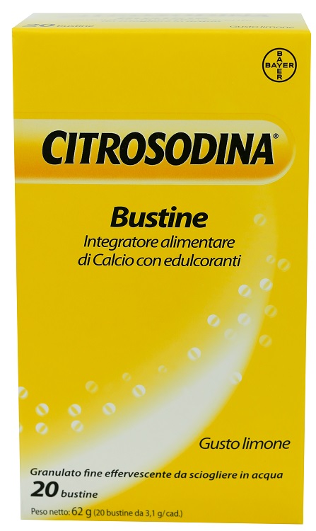 CITROSODINA 20 BUSTINE GRANULATO EFFERVESCENTE - Farmasanitas 