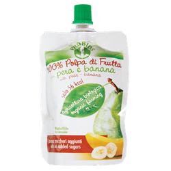 DALLA FRUTTA POLPA PERA/BANANA DOYPACK 100 G - Farmasanitas 