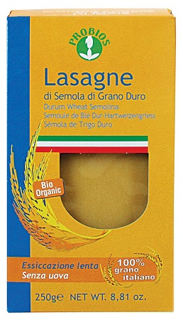 PASTA DI FRUMENTO BIANCA LASAGNE 250 G - Farmasanitas 