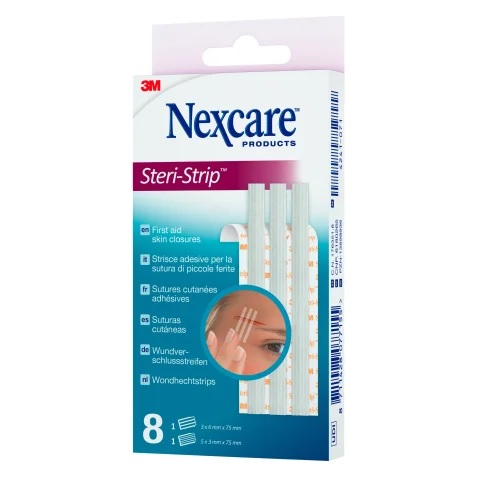 CEROTTO PER SUTURA NEXCARE STERISTRIP 6X75 MM + 3X75 MM - Farmasanitas 