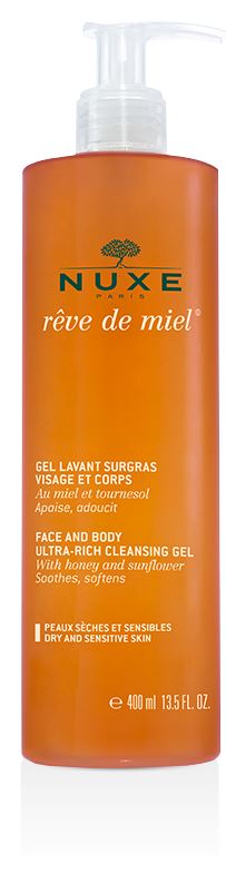 NUXE REVE DE MIEL GEL DETERGENTE VISO E CORPO 400 ML - Farmasanitas 