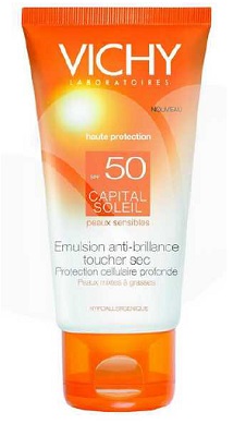 IDEAL SOLEIL VISO DRY TOUCH SPF50 50 ML - Farmasanitas 