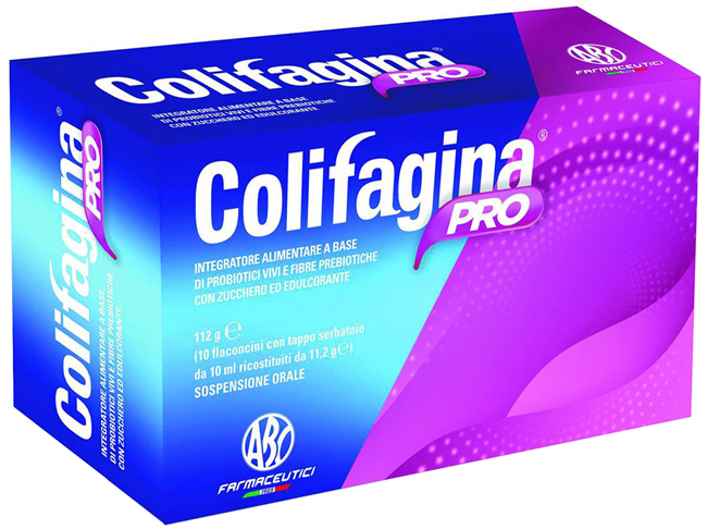 COLIFAGINA PRO 10 FLACONCINI TAPPO SERBATOIO - Farmasanitas 