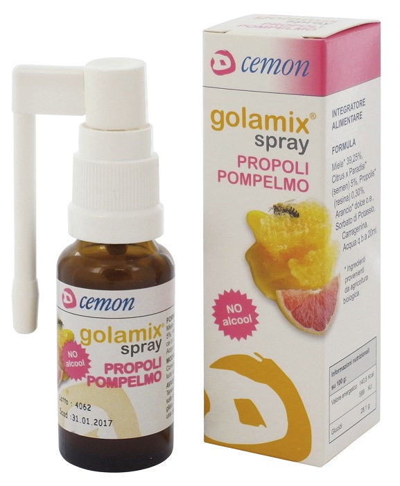 GOLAMIX SPRAY - PROPOLI POMPELMO 20 ML - Farmasanitas 