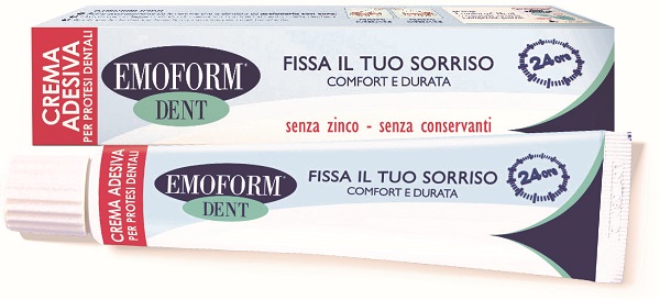 EMOFORM DENT CREMA ADESIVA PER PROTESI DENTALE 45 G - Farmasanitas 