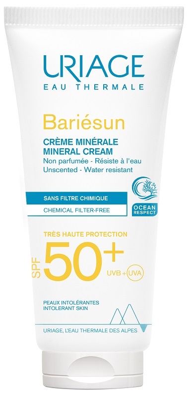URIAGE EAU THERMALE BARIESUN SPF50+ CREME MINERALE 100 ML - Farmasanitas 