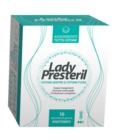 LADY PRESTERIL ANATOMICO POCKET 10 PEZZI - Farmasanitas 
