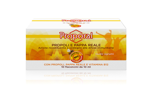 PROPORAL PROPOLI & PAPPAREALE 10 FLACONCINI - Farmasanitas 