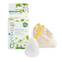 COPPETTA MESTRUALE MAMICUP LARGE TRASPARENTE - Farmasanitas 