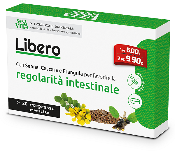 SANAVITA LIBERO 20 COMPRESSE - Farmasanitas 
