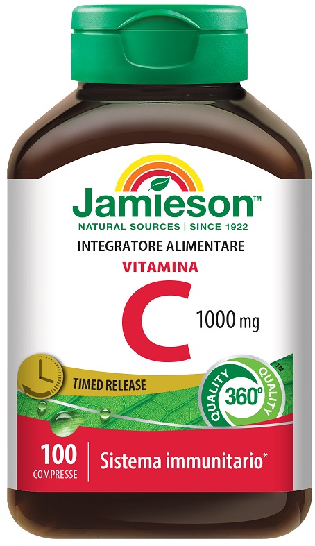 JAMIESON VITAMINA C 1000 TIMED RELEASE 100 COMPRESSE BARATTOG - Farmasanitas 