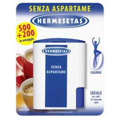 HERMESETAS SENZA ASPARTAME 500 + 200 COMPRESSE - Farmasanitas 
