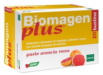 BIOMAGEN PLUS ARANCIA ROSSA 20 BUSTE ASTUCCIO 100 G - Farmasanitas 