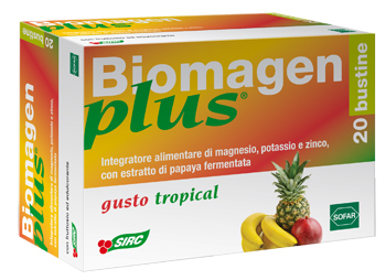 BIOMAGEN PLUS TROPICAL 20 BUSTE ASTUCCIO 100 G - Farmasanitas 
