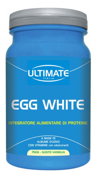 EGG WHITE VANIGLIA POLVERE BARATTOLO 750 G - Farmasanitas 