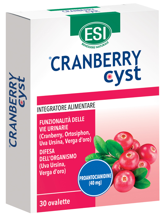 ESI CRANBERRY CYST 30 OVALETTE - Farmasanitas 