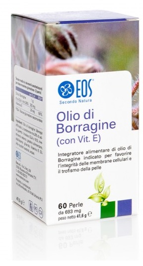 EOS OLIO BORRAGINE 60 PERLE 690MG - Farmasanitas 