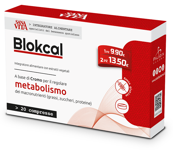 SANAVITA BLOKCAL 20 COMPRESSE - Farmasanitas 