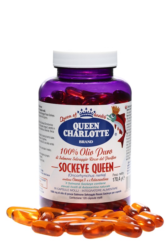 OLIO PURO SALMONE SELVAGGIO ROSSO 120 CAPSULE - Farmasanitas 