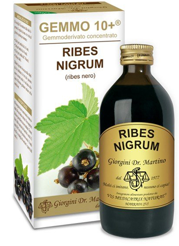 GEMMO 10+ RIBES NERO 200 ML LIQUIDO ANALCOLICO - Farmasanitas 