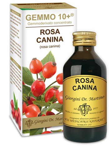 GEMMO 10+ ROSA CANINA LIQUIDO ANALCOLICO 100 ML - Farmasanitas 