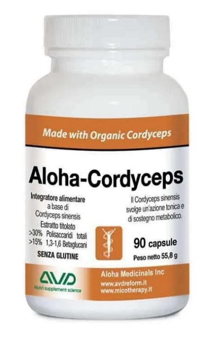 ALOHA CORDYCEPS 90 CAPSULE - Farmasanitas 