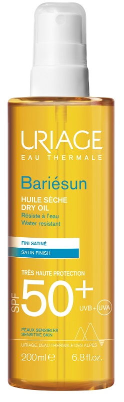 URIAGE EAU THERMALE BARIESUN SPF50+ HUILE SECHE SUBLIMATRICE 200 ML - Farmasanitas 