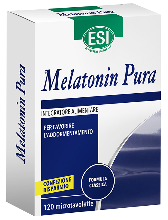 ESI MELATONIN PURA 120 MICROTAVOLETTE - Farmasanitas 