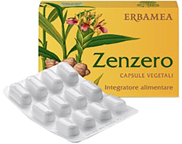 ERBAMEA ZENZERO 24 CAPSULE VEGETALI - Farmasanitas 