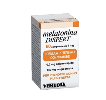 MELATONINA DISPERT 1MG DI MELATONINA 60 COMPRESSE - Farmasanitas 