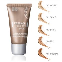 DEFENCE COLOR BIONIKE FONDOTINTA IDRATANTE HYDRA 102 SABLE - Farmasanitas 