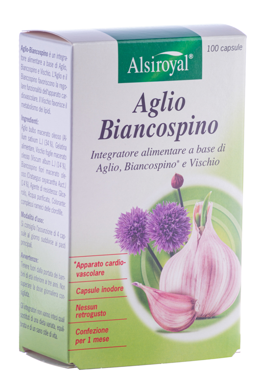 AGLIO BIANCOSPINO 100 CAPSULE - Farmasanitas 