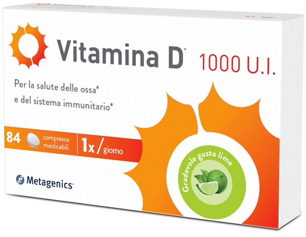 VITAMINA D 1000 UI 84 COMPRESSE MASTICABILI - Farmasanitas 